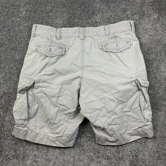 Vintage Polo Ralph Lauren Cargo Shorts Mens 40 Beige Military Utility Canvas - Picture 6 of 7